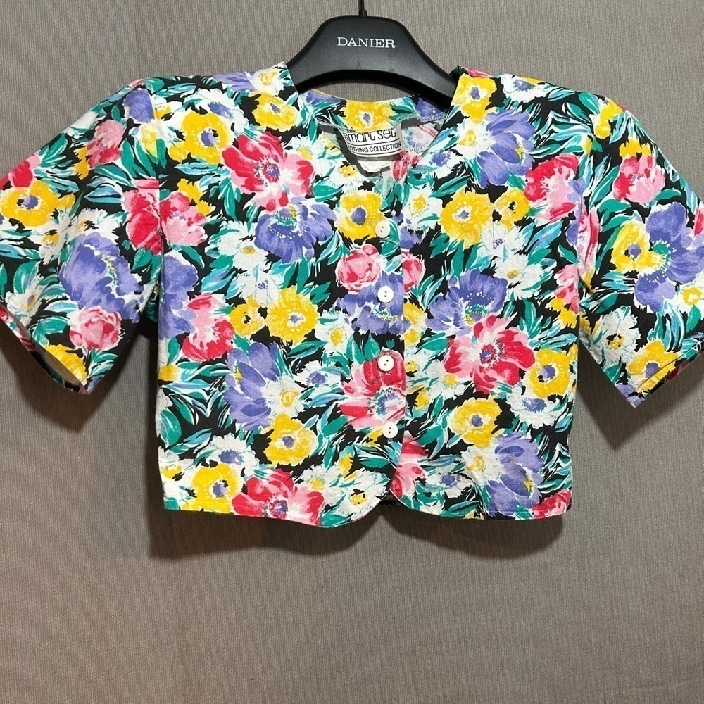 Vintage smart set crop top size M